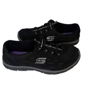 Skechers Black Athletic Shoes